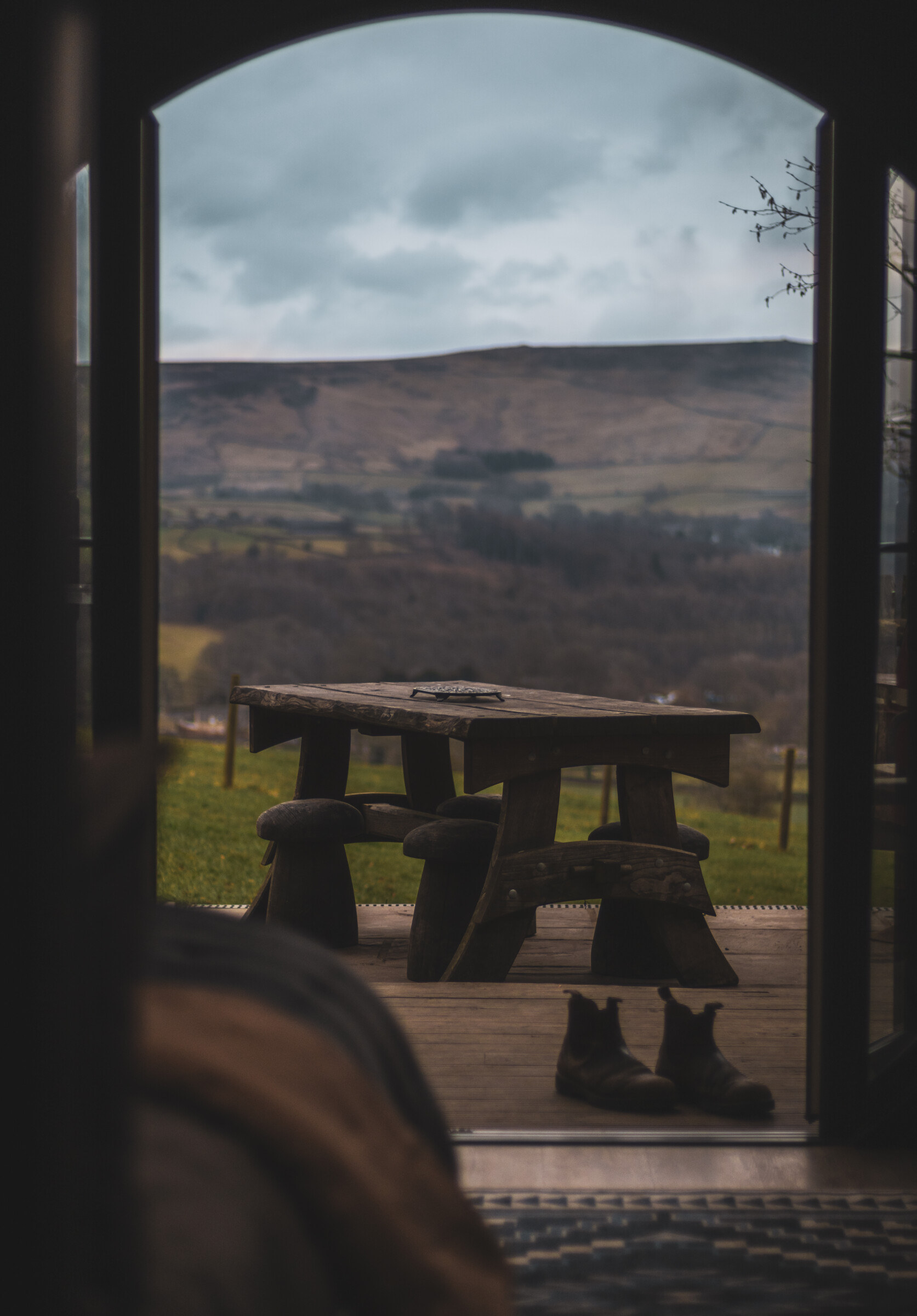 Patio Doors Opening to Bolton Abbey Estate