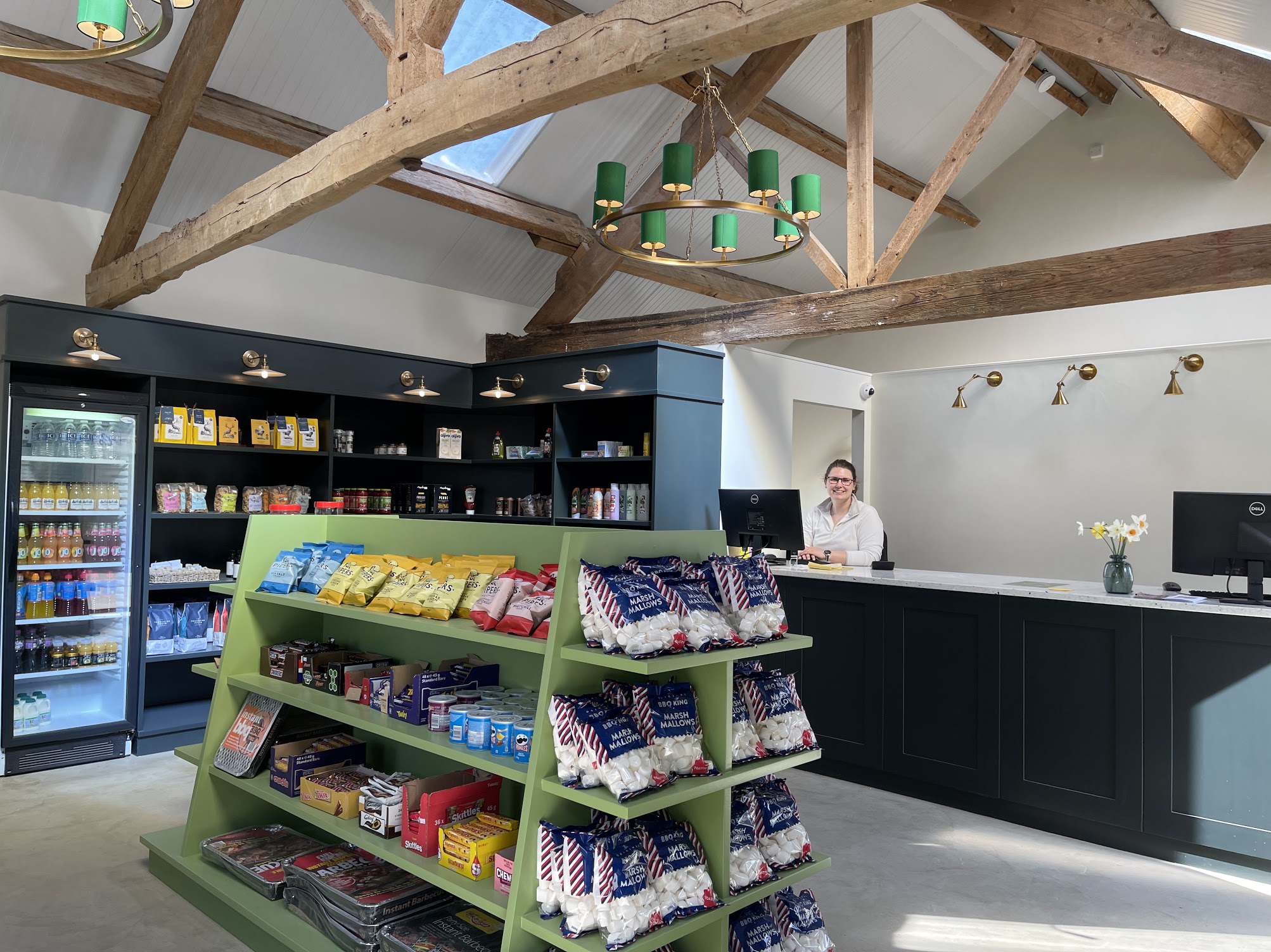Reception Shop Reception & Shop at Catgill Farm Campsite